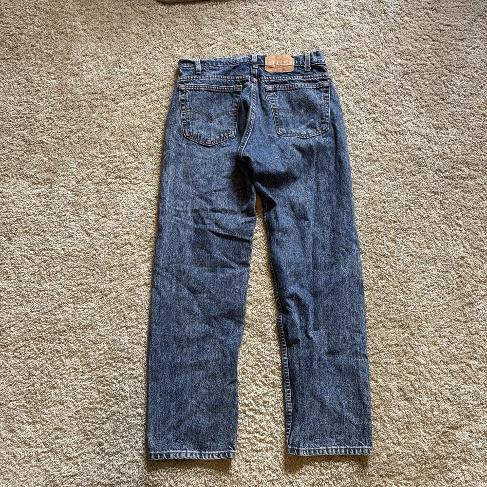 Vintage 90s Levi's Acid Washed Denim Jeans Men's 31x29 USA Made - Picture 1 of 9